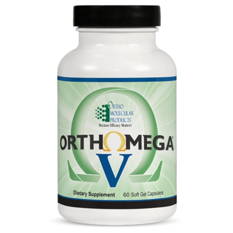 Ortho Molecular, Orthomega® V, 60 Softgel Capsules UPC 615033014513 | Hilife Vitamins